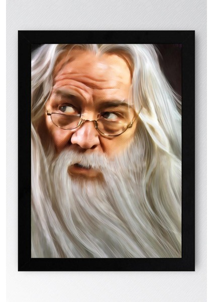 Harry Potter Albus Dumbledore Çerçeveli Tablo - Film Posteri Tablo