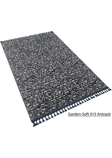 Decoser Garden Koleksiyonu Dokuma Halı DH015 Antrasit