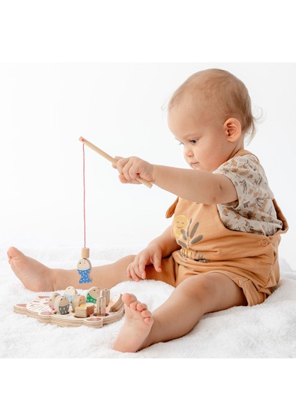 Montessori 3 Boyutlu Ahşap Balık Tutma Oyunu + Montessori Ahşap Sincap Rakamları Öğreniyorum fiyatları