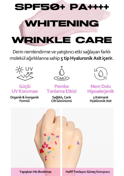Şeftali Pembe Aydınlatıcı Ton Eşitleyici Vegan Güneş Kremi About Tone Lightful Toneup Sunscreen 50 ml fırsatları