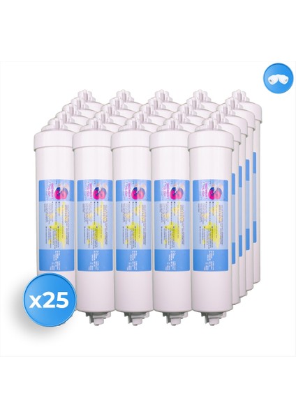 Su Arıtma Cihazı Premium Inline Aşama 3 Sediment Filtre 25 Adet