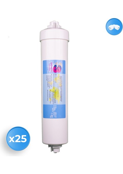 Su Arıtma Cihazı Premium Inline Aşama 3 Sediment Filtre 25 Adet