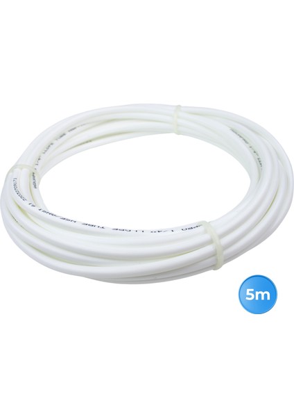 Su Arıtma Cihazı Premium Beyaz Hortum (5 Metre)