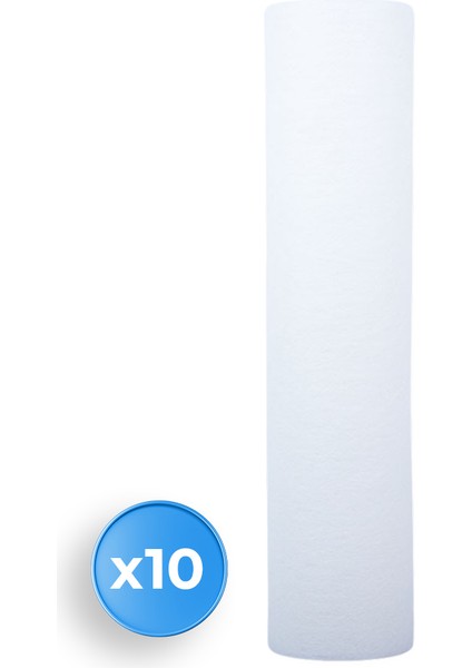 Açık Kasa Su Arıtma Cihazı Sediment (Spun) Filtre 10 Adet
