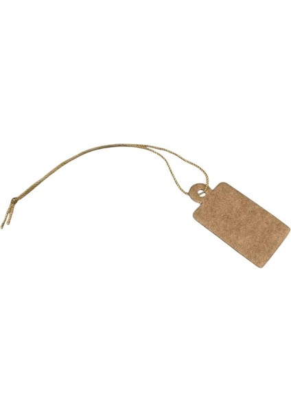 Yerli Üretim Orta Boy Kraft Renk 2 /1,5 cm 80 Adet Karton İpli Etiketi