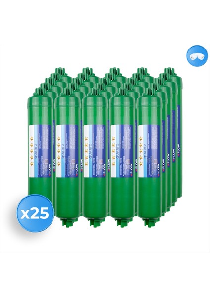 Su Arıtma Cihazı Quartz (Detoks) Filtre 25 Adet