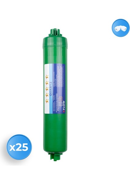 Su Arıtma Cihazı Quartz (Detoks) Filtre 25 Adet