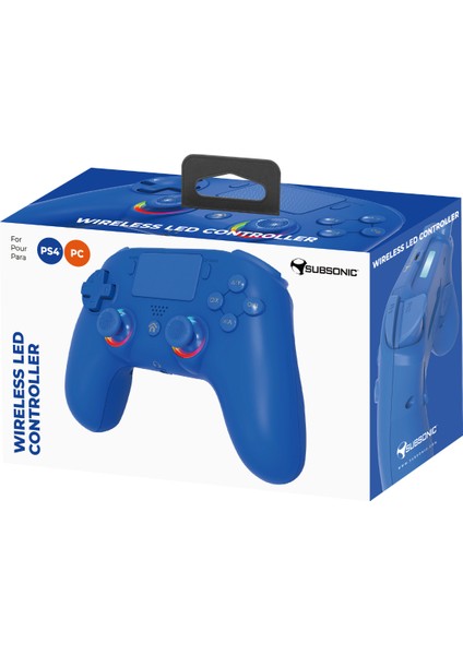 Gp-01 Superdrive Siyah Ps4/pc Kablosuz LED Joystick Joypad Oyuncu Kolu indirimleri