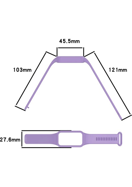 Xiaomi Redmi Band 3/band 9 Active Uyumlu Silikon Kordon