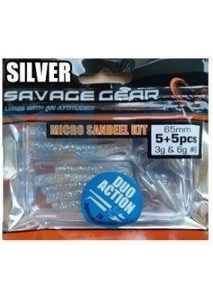 Lrf Micro Sandeel Kit 12PCS Silver