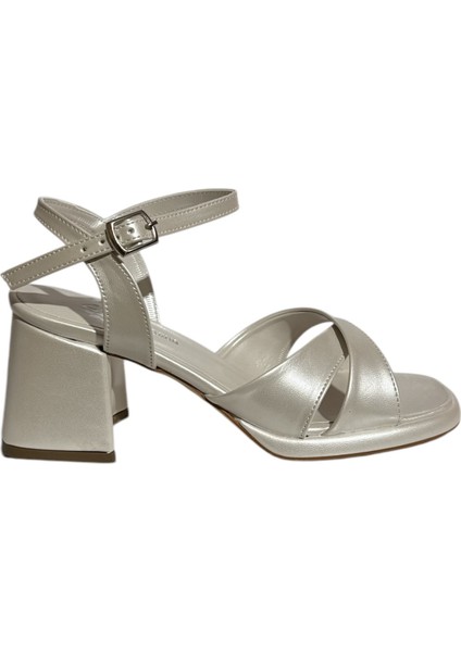 Mg Shoes 7105 Kadın Tek Bantlı Topuklu Ayakkabı (Yaz 25)