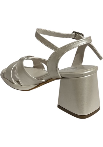 Mg Shoes 7105 Kadın Tek Bantlı Topuklu Ayakkabı (Yaz 25)