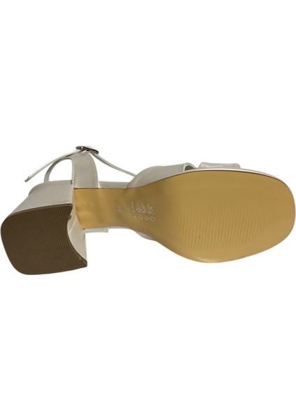 Mg Shoes 7105 Kadın Tek Bantlı Topuklu Ayakkabı (Yaz 25)