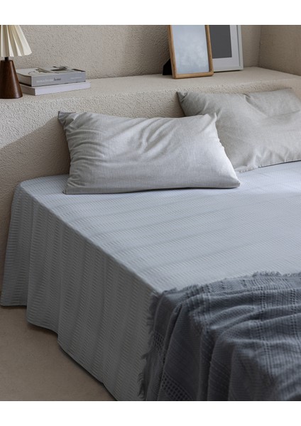 Delrico Tek Kişilik Pamuklu Çarşaf Takımı - Bej fiyatları