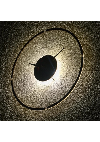 Sina Saat - Işıklı Pleksi Duvar Saati, El Yapımı, Sessiz, Modern Dekoratif Tasarım, 35 cm fiyatları