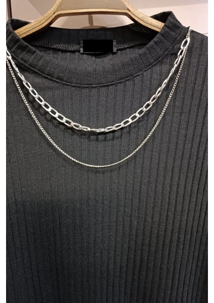 Kadın 2 Parça Metal Kolye modelleri