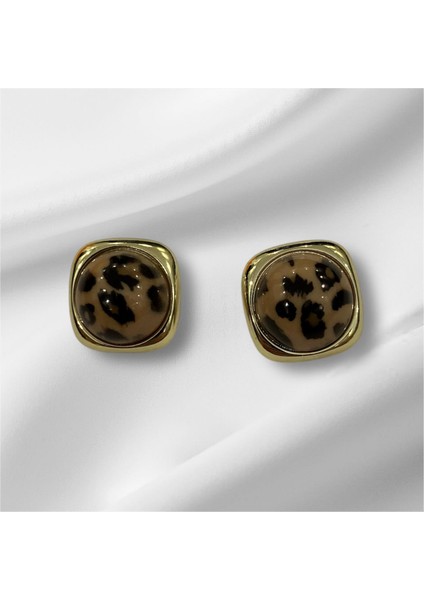 Leopar Küpe Kare