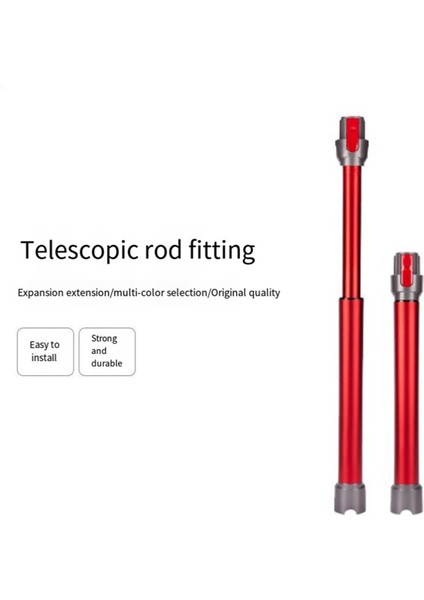 Dyson V7 V8 V10 V11 Için Teleskopik Uzatma Çubuğu Elektrikli Süpürge Aksesuarları Metal Hızlı Bırakma Düz Boru Çubuğu (Yurt Dışından) fiyatları