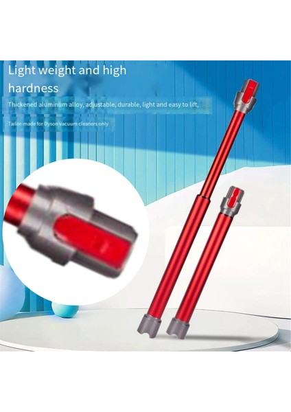 Dyson V7 V8 V10 V11 Için Teleskopik Uzatma Çubuğu Elektrikli Süpürge Aksesuarları Metal Hızlı Bırakma Düz Boru Çubuğu (Yurt Dışından) modelleri