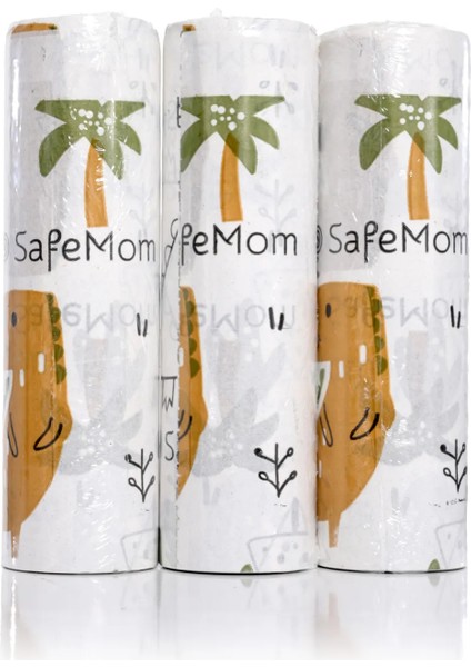 Bebek Çocuk Tek Kullanımlık Kağıt Aktivite Örtüsü - Mama Sandalyesi Örtüsü - Dinazorlar fiyatları