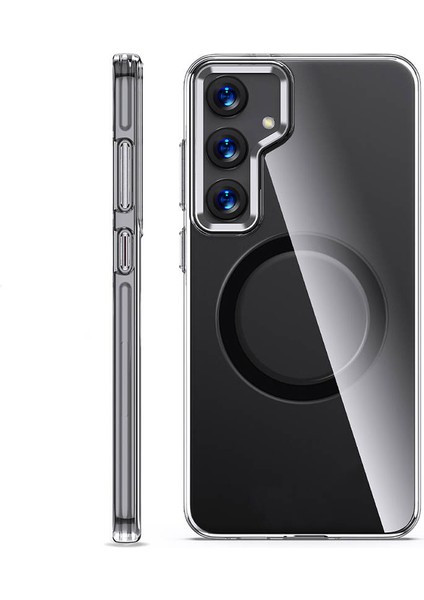 Samsung Galaxy S25 Plus Kılıf Wlons Magsefe Özellikli Şeffaf
