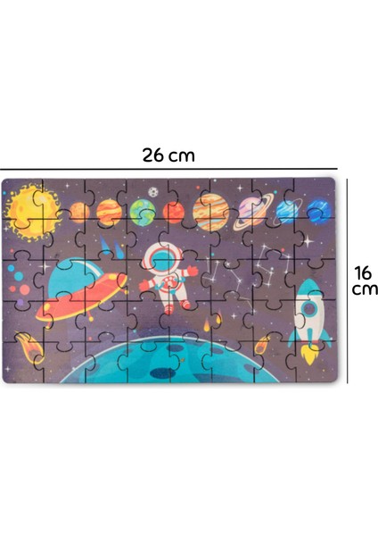 Montessori Hero 1 Serisi Ahşap 160 Parça Kutulu Puzzle Seti / 12+ Ay ve Üzeri / Eğitici, Öğretici ve Güvenli Çocuk Oyuncağı
