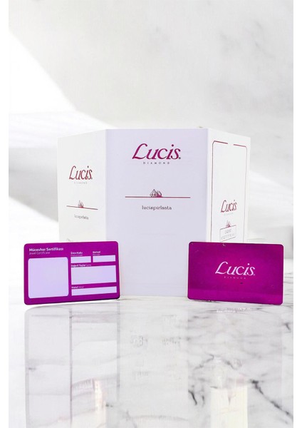 0.08 Karat Pırlanta Violet Yüzük L044687
