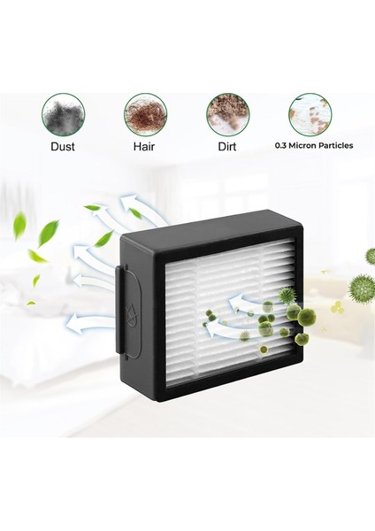 I7 E5 E6 I3 Serisi Robot Süpürge Aksesuarları Kauçuk Fırça Hepa Filtre Yan (Yurt Dışından) modelleri