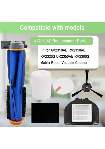 AV2310AE RV2310AE RV2320S UR2350AE RV2300S Matris Robot Süpürge Fırça Filtreleri (Yurt Dışından)