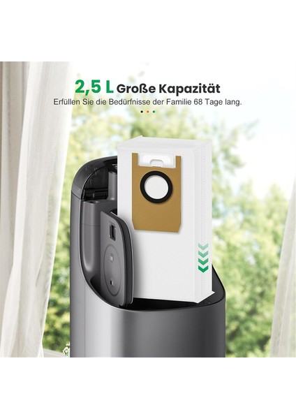 S1 Pro Robot Süpürge Için Vakumlu Süpürge Torbaları, Büyük Kapasiteli Yedek Aksesuarlar (Yurt Dışından)