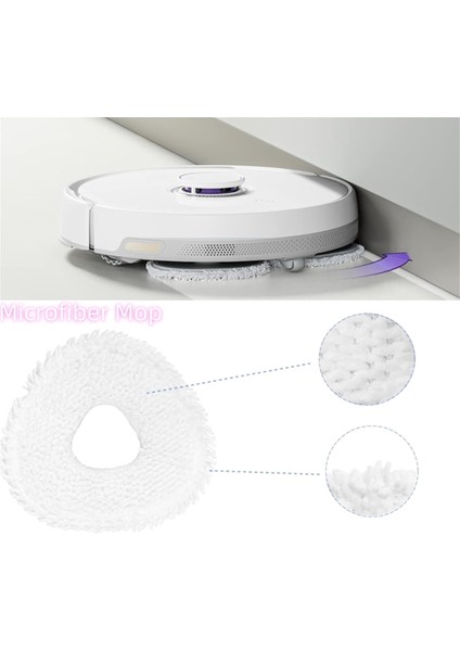 Freo x Ultra Elektrikli Süpürge Aksesuarları Pedleri Güçlü Sürükleme Temizleme Yedek Parçaları Için 12 Adet Paspas Bezi (Yurt Dışından) fırsatları