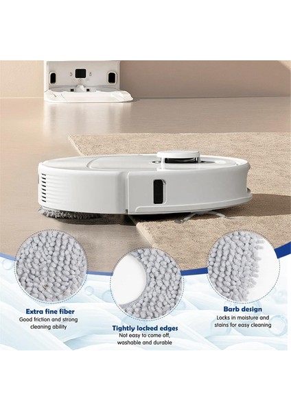 /qrevo Pro/qrevo S/qrevo Curv/qrevo Maxv Robot Süpürge Mikrofiber Paspas Bezi (Yurt Dışından)