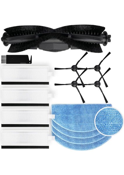 G8000, G8000 Pro Için G20 Robot Süpürge Yedek Ana Yan Fırça Hepa Filtre Paspas Bezi (Yurt Dışından) modelleri