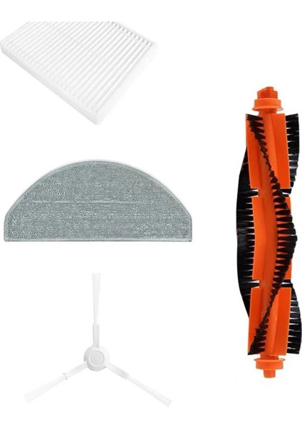 S20 / D106 Temizleyici Robot Süpürge Yedek Parçaları Ana Yan Fırça Kapağı Hepa Filtre Paspas (Yurt Dışından) fırsatları