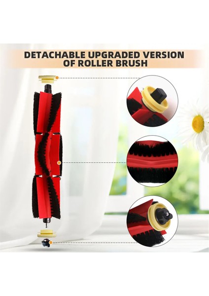 S5 S50 S51 S55 S6 S60 Pure Robot Süpürge Ana Yan Fırça Hepa Filtre Paspas Bezi Aksesuarları (Yurt Dışından)
