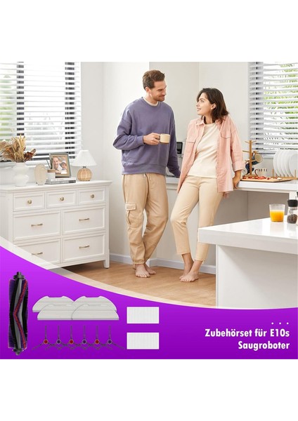 E10S Robot Süpürge Ana Yan Fırça Hepa Filtre Paspas Bezi Yedek Parçalar Aksesuarlar (Yurt Dışından) fiyatları