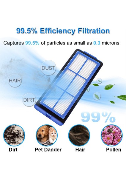 Robovac 30C MAX/G30 EDGE/11S MAX/15C MAX/G30/G30 Hibrit Elektrikli Süpürge Ana Yan Fırça Hepa Filtreleri Için (Yurt Dışından)