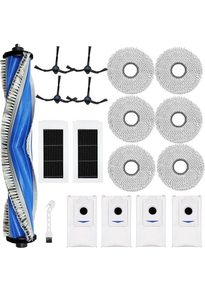 X5 Omni, Pro Robot Süpürge Ana Yan Fırça Hepa Filtre Paspas Bezi Toz Torbaları Yedek Parçaları (Yurt Dışından)