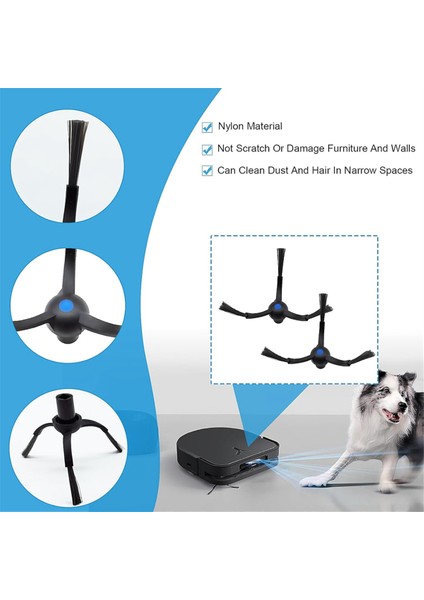 X5 Omni, Pro Robot Süpürge Ana Yan Fırça Hepa Filtre Paspas Bezi Toz Torbaları Yedek Parçaları (Yurt Dışından) indirimleri