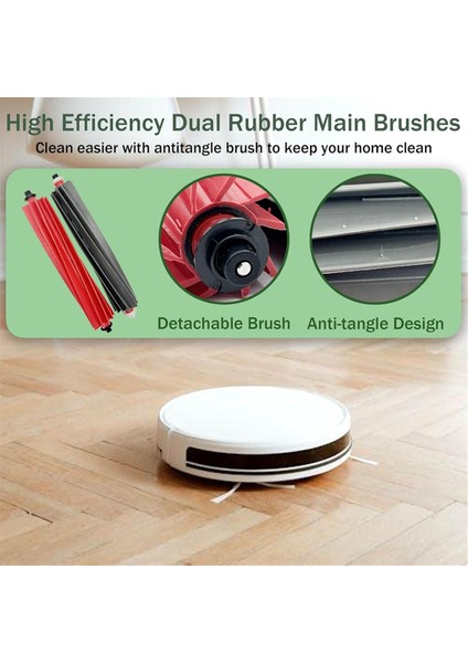 Qrevo Master Robot Vakum Ana Yan Fırça Hepa Filtreler Paspas Pedleri Toz Torbaları Aksesuar Seti (Yurt Dışından) indirimleri