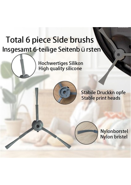 16 Adet Aksesuar Kiti Temiz L50 / L50 / L60 Hibrit Robot Süpürge Ana Yan Fırça Filtreleri Toz Torbası (Yurt Dışından) fiyatları