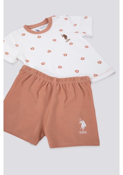 Deep Color Krem Bebek T-shirt Takım