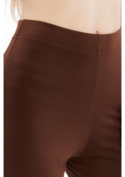 Extra Yumuşak Uzun Viskon Pantolon Home&Outdoor-Kahverengi fırsatları