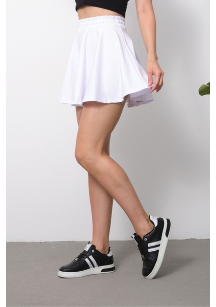 Volanlı Spor Mini Etek