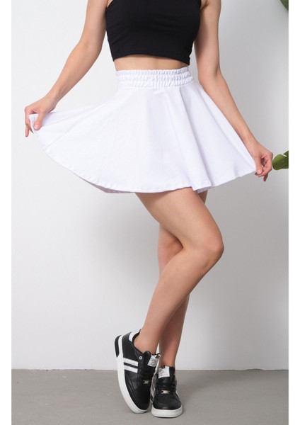 Volanlı Spor Mini Etek