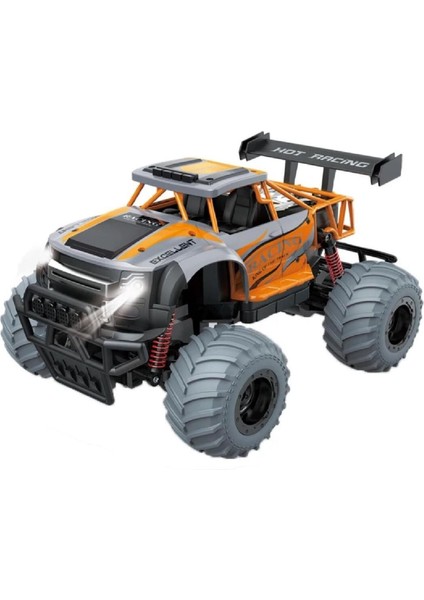 Oyuncak 2.4ghz Uzaktan Kumandalı Full Fonksiyon Şarjlı 1:14 Ölçek Rc Off-Road Arazi Aracı Turuncu