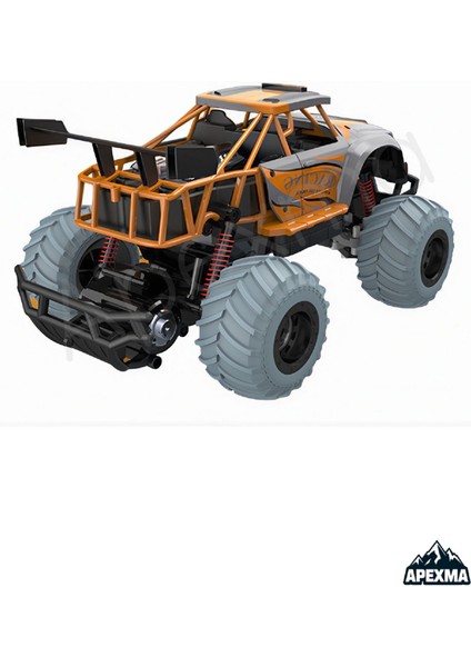 Oyuncak 2.4ghz Uzaktan Kumandalı Full Fonksiyon Şarjlı 1:14 Ölçek Rc Off-Road Arazi Aracı Turuncu