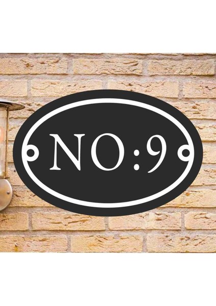 Duvar - Kapı - Bahçe Numarası – 10X15 cm Alüminyum Kompozit Levha