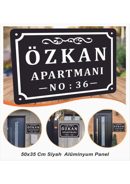 Apartman - Villa - Inşaat Tabelası – 50X35 cm Alüminyum Kompozit