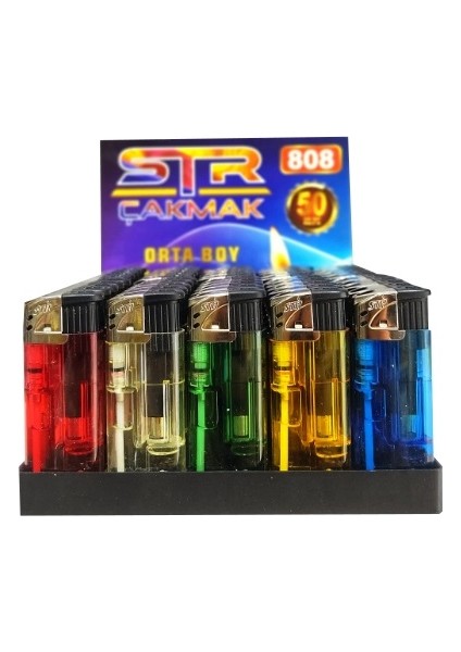 Manyetolu Elektronik Çakmak 50 Adet
